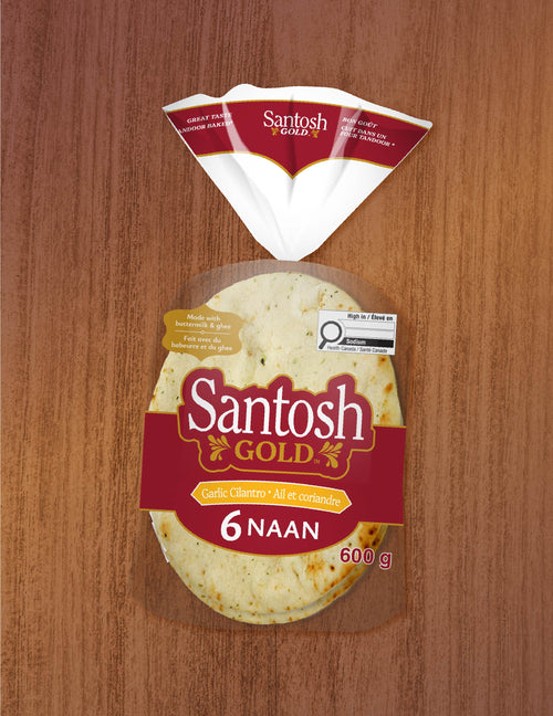 Santosh Gold™ Garlic Cilantro Naan