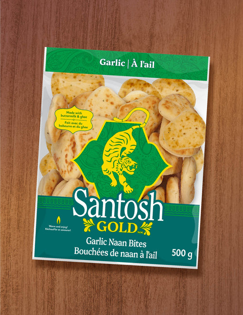 Santosh Gold™ Garlic Naan Bites