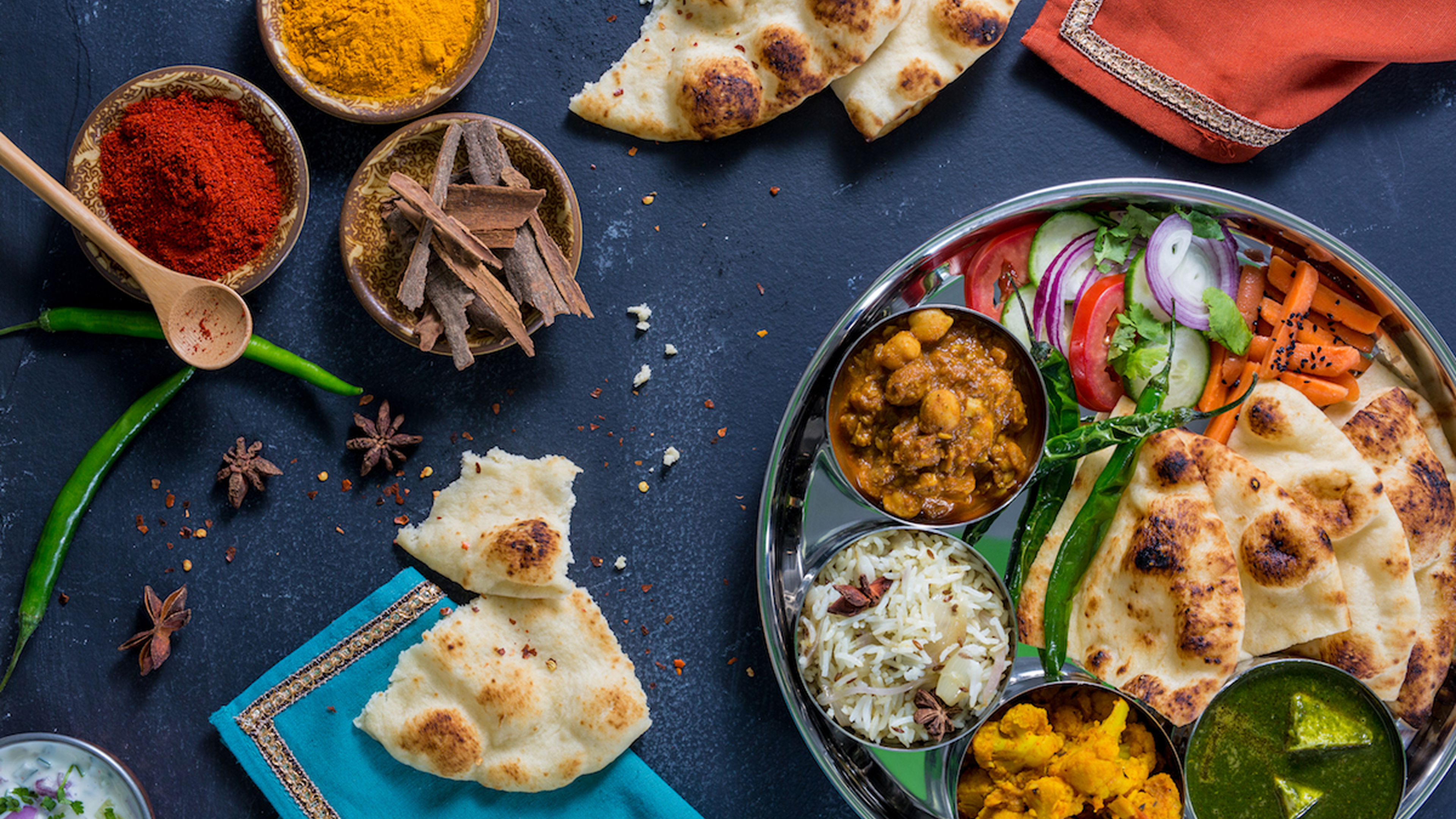 Food with Santosh Naan